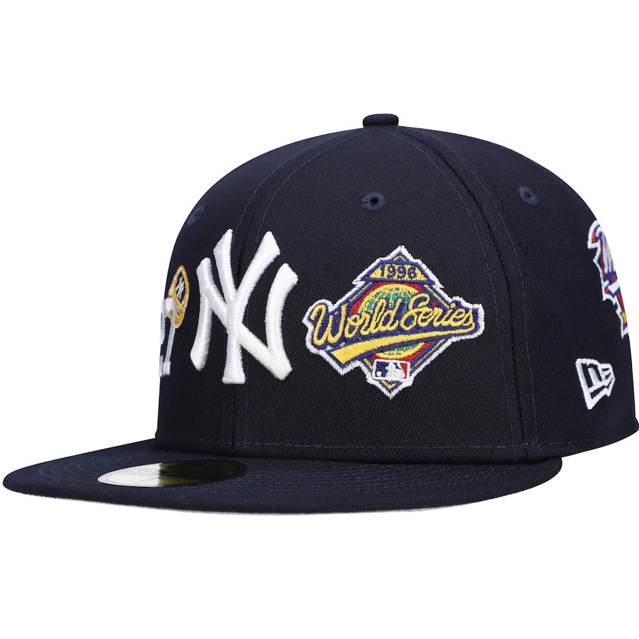 New York Yankees New Era 27x Count the Rings 59FIFTY Fitted Hat - Navy ...