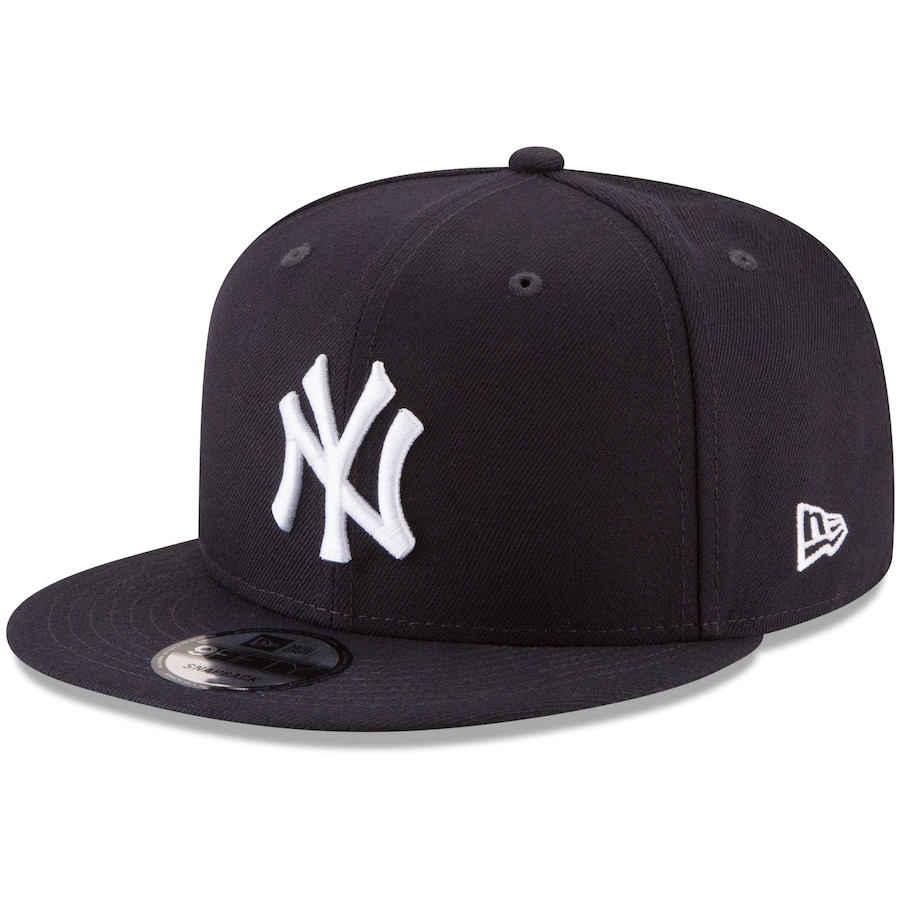 New York Yankees New Era Team Color 9FIFTY Snapback Hat - Navy ...