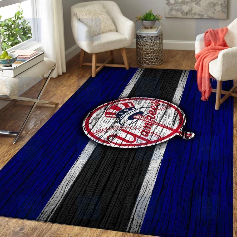 New York Yankees Rug, M�lb Baseball Team Logo Decor Ete 080232