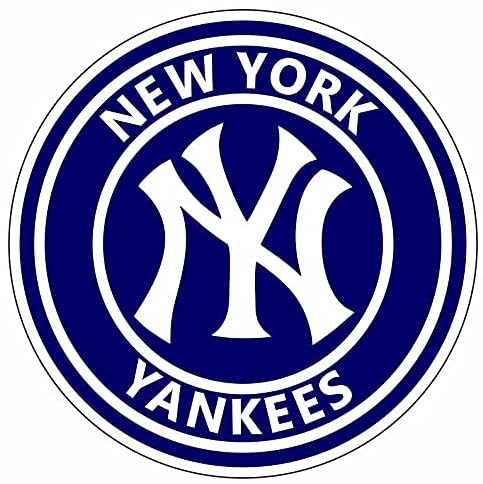 MLB New York Blue Sticker (5 Different Sizes) NY Yankee Vinyl Decal ...