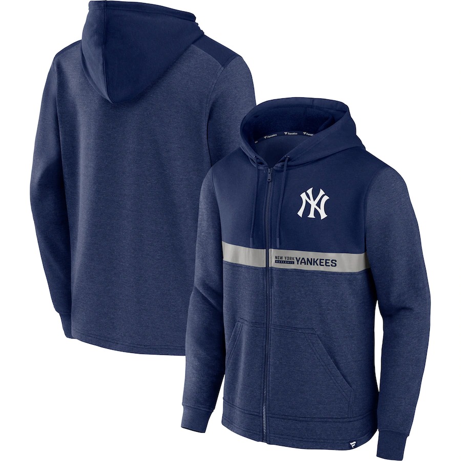New York Yankees Fanatics Branded Ultimate Champion Full-Zip Hoodie ...