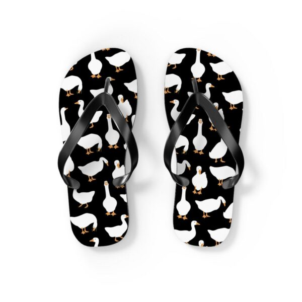 Geese Flip Flops, Wild Geese, Goose, Flip-Flops, Farm Life, Cute Sandals, Countrycore, Barn Wedding, Shabby Chic, Beach Sandals, Slippers - Image 2
