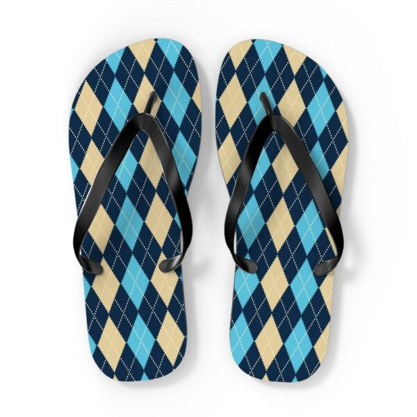 Argyle Flip Flops, Summertime Flip Flops, Gifts for Mom, Flip Flop, Gifts for Daughter, Cute Flip Flops, Beach Thong Sandals, Slippers