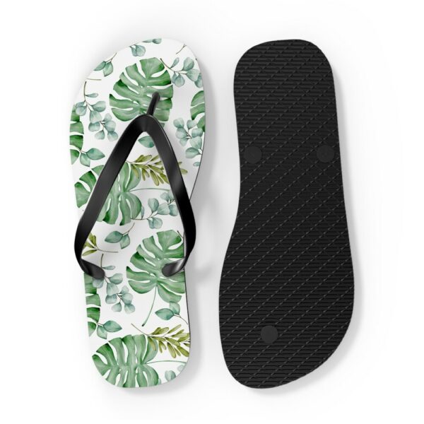 Monstera Flip Flops, Summertime Flip Flops, Gifts for Mom, Flip Flops, Gifts for Gardener, Gardening Gifts, Beach Thong Sandals, Flip-Flops - Image 5