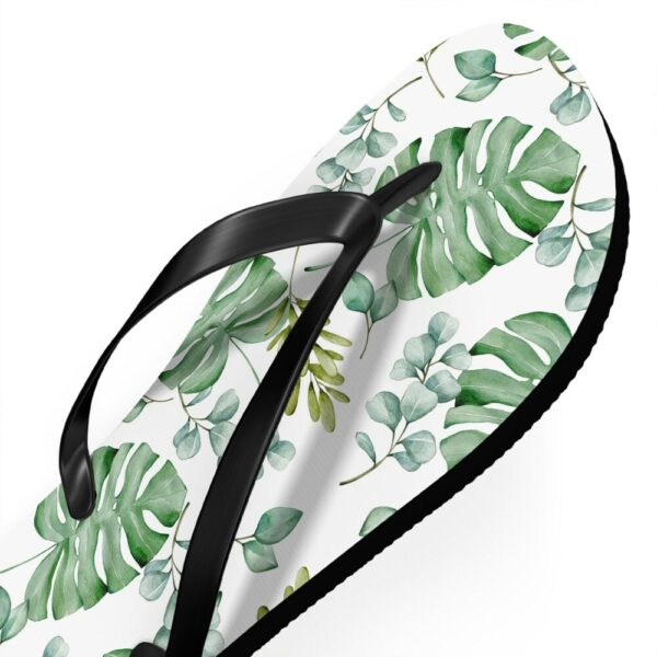 Monstera Flip Flops, Summertime Flip Flops, Gifts for Mom, Flip Flops, Gifts for Gardener, Gardening Gifts, Beach Thong Sandals, Flip-Flops - Image 6