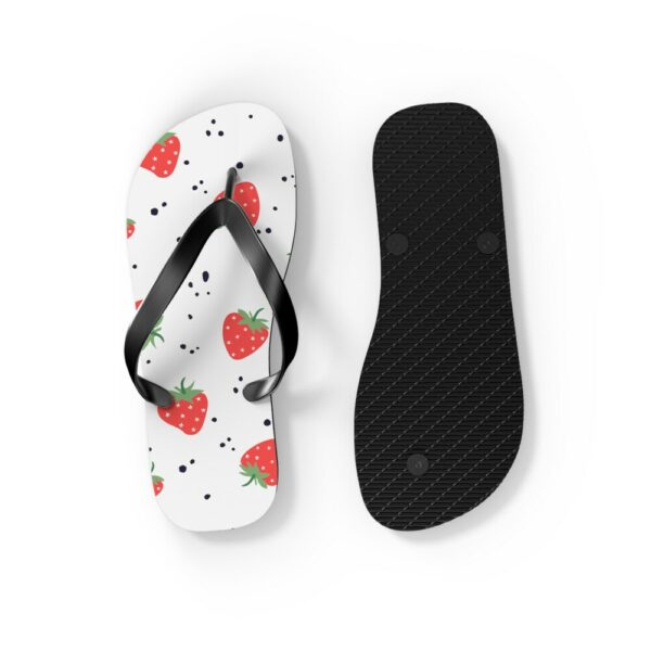 Strawberries Flip Flops, Summertime Flip Flops, Strawberry, Beach Flip Flops, Maid of Honor Gift, Bridesmaids Gifts, Beach Thong Sandals, - Image 7