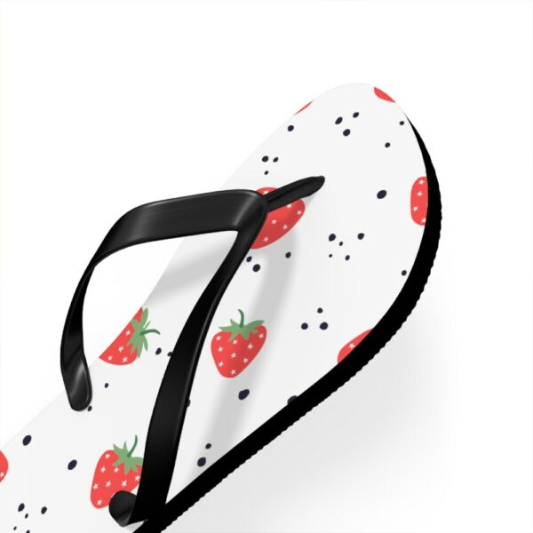 Strawberries Flip Flops, Summertime Flip Flops, Strawberry, Beach Flip Flops, Maid of Honor Gift, Bridesmaids Gifts, Beach Thong Sandals, - Image 8