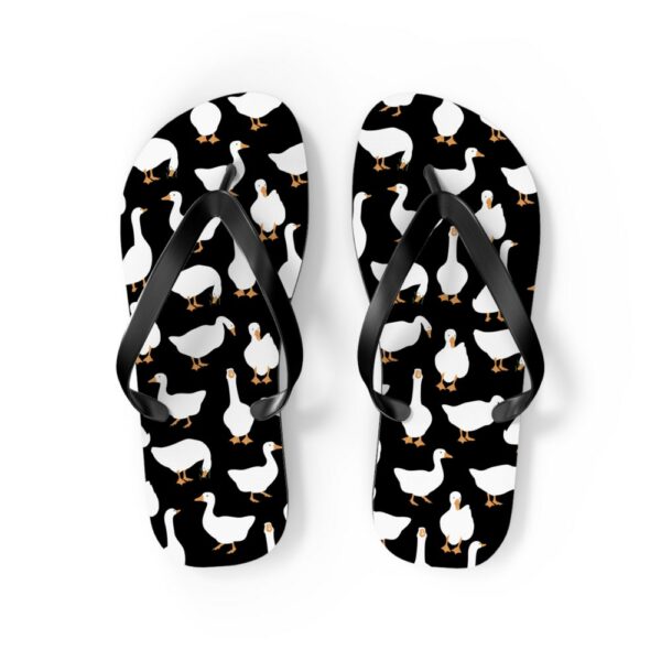 Geese Flip Flops, Wild Geese, Goose, Flip-Flops, Farm Life, Cute Sandals, Countrycore, Barn Wedding, Shabby Chic, Beach Sandals, Slippers - Image 4