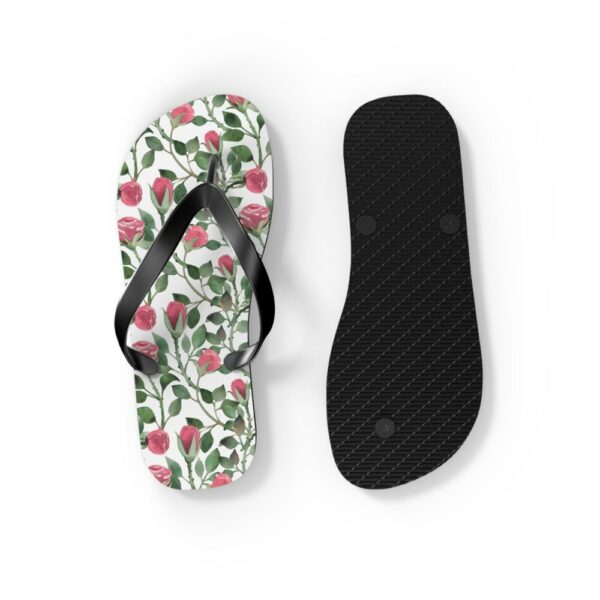 Rose Garden Flip Flops, Summertime Flip Flops, Garden Wedding Flip Flops, Bridesmaids Gifts, Beach Sandals, Roses, Flip Flop, Flip-Flops - Image 8