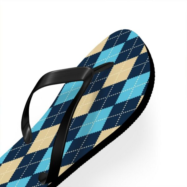 Argyle Flip Flops, Summertime Flip Flops, Gifts for Mom, Flip Flop, Gifts for Daughter, Cute Flip Flops, Beach Thong Sandals, Slippers - Image 9