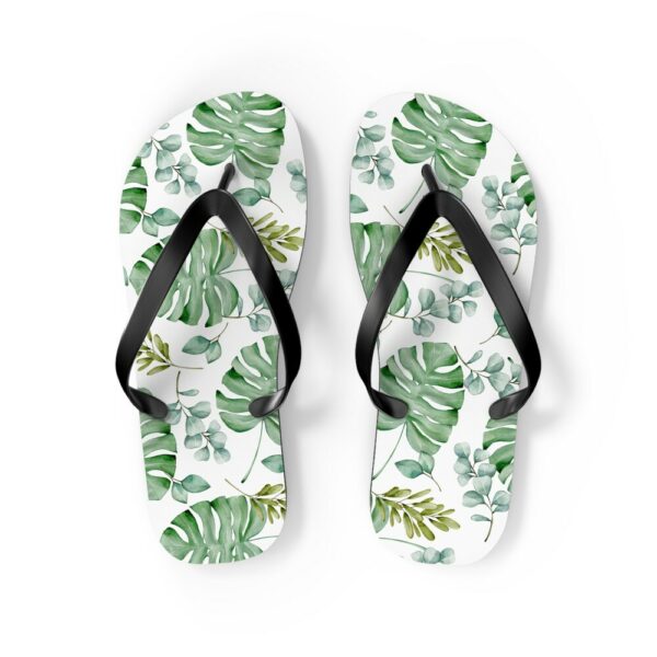 Monstera Flip Flops, Summertime Flip Flops, Gifts for Mom, Flip Flops, Gifts for Gardener, Gardening Gifts, Beach Thong Sandals, Flip-Flops - Image 4