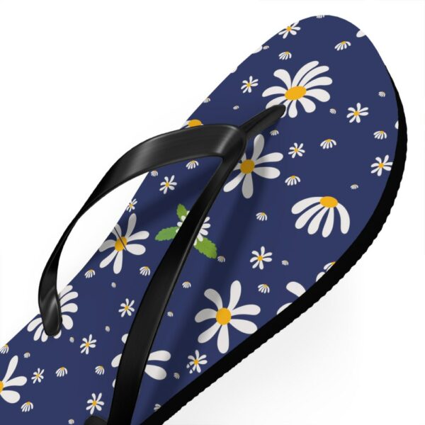 Daisies Flip Flops, Summertime Flip Flops, Beach Wedding Flip Flops, Maid of Honor Gift,Bridesmaids Gifts,Beach Thong Sandals, Flip Flops - Image 6