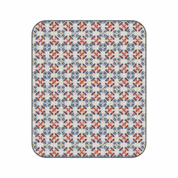 Luxury Picnic Blanket for Star Gazing, Beach Day, or Park outings - European Style - Spanish Tile Design - Image 2