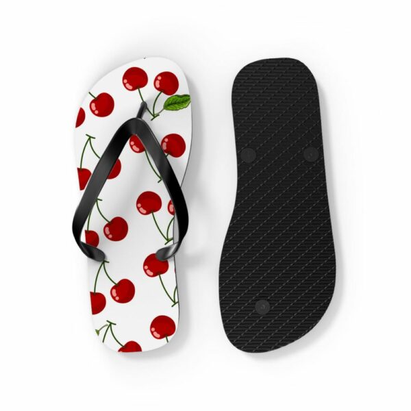 Cherries Flip Flops, Summertime Flip Flops, Beach Wedding Flip Flops, Maid of Honor Gift,Bridesmaids Gifts,Beach Thong Sandals,Flip-Flops - Image 7