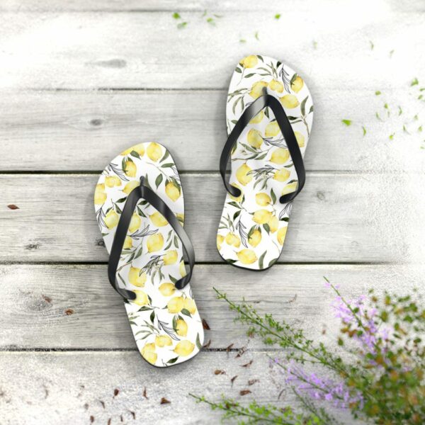 Lemon Flip Flops, Summertime Flip Flops, Italian Wedding Flip Flops, Italian Wedding gifts, Bridesmaids Gifts, Italy Thong Sandals - Image 10